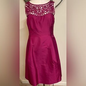 Ann Taylor Silk Dupioni Dress Sz 12